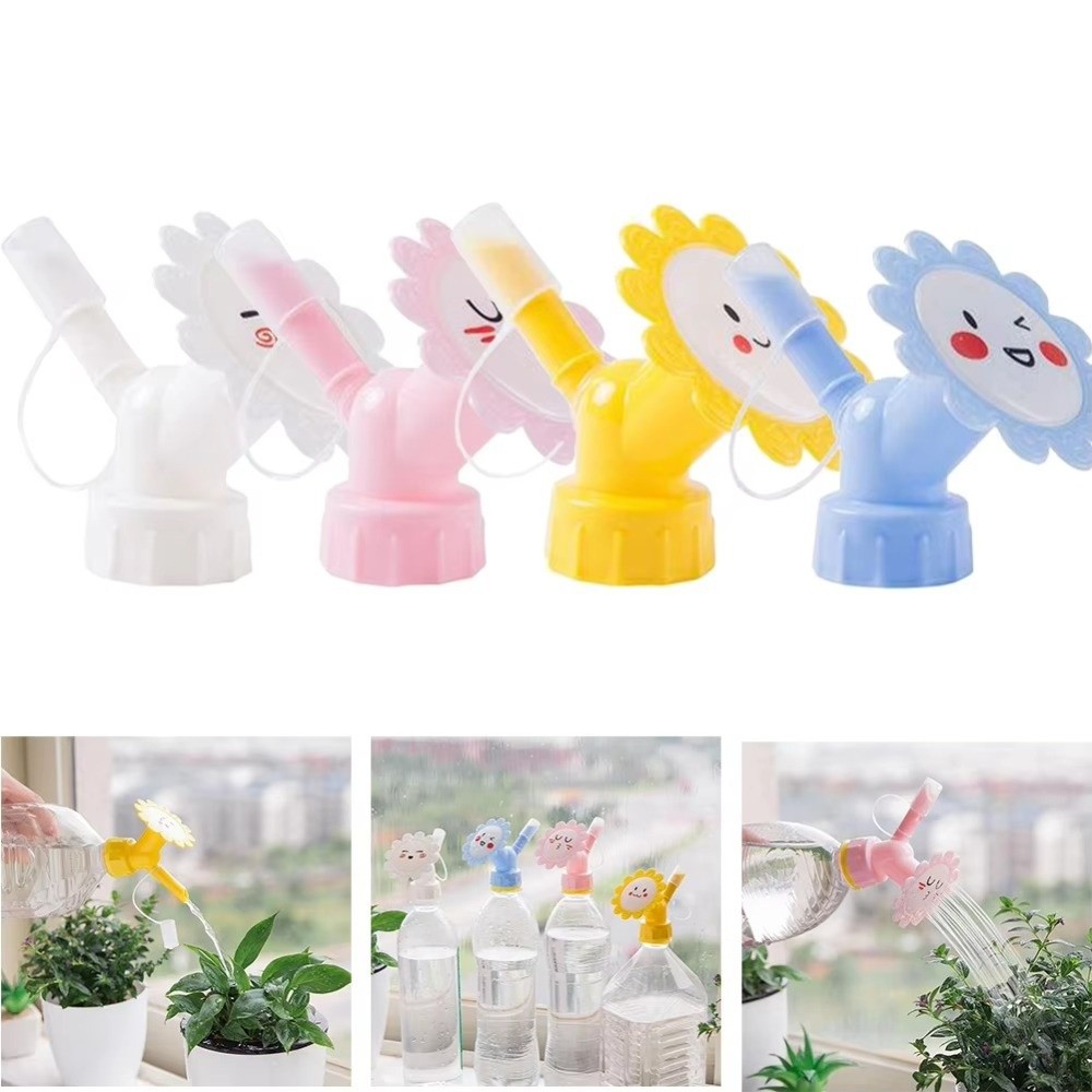 Gardening Tools Cartoon - Creative Garden Watering Sprinkler Nozzle Cartoon