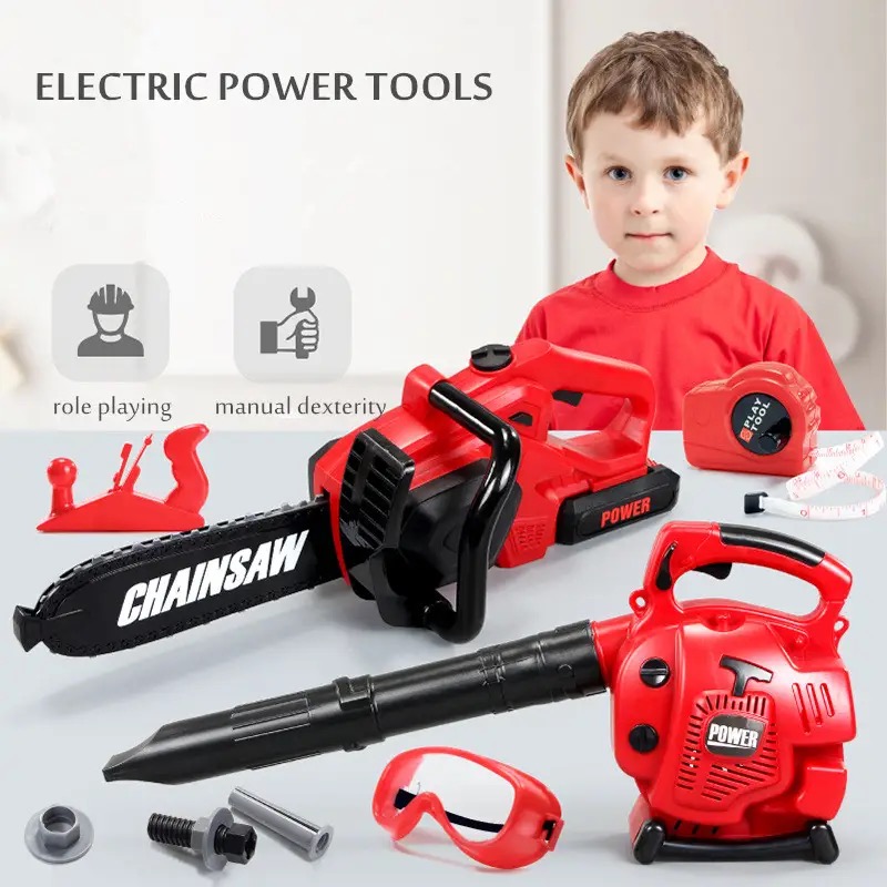 Gardening Tools 5 Year Old - Large Size Children Electronic Chainsaw Kids