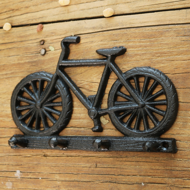 Vintage Black Cast Iron Bicycl - Gardening Tools Cartoon recension och pris