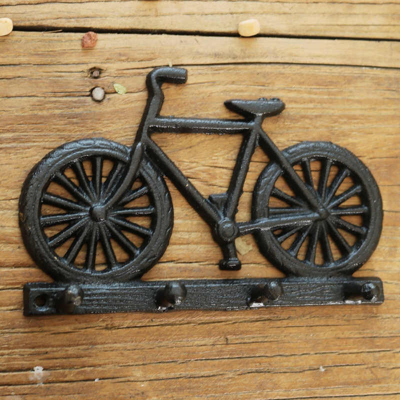 Vintage Black Cast Iron Bicycl - Gardening Tools Cartoon recension och pris
