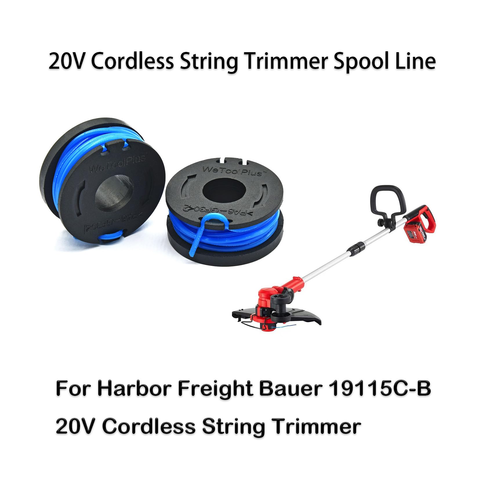 3 Spool and 1 Cover Replacemen - Gardening Tools Harbor Freight recension och pris