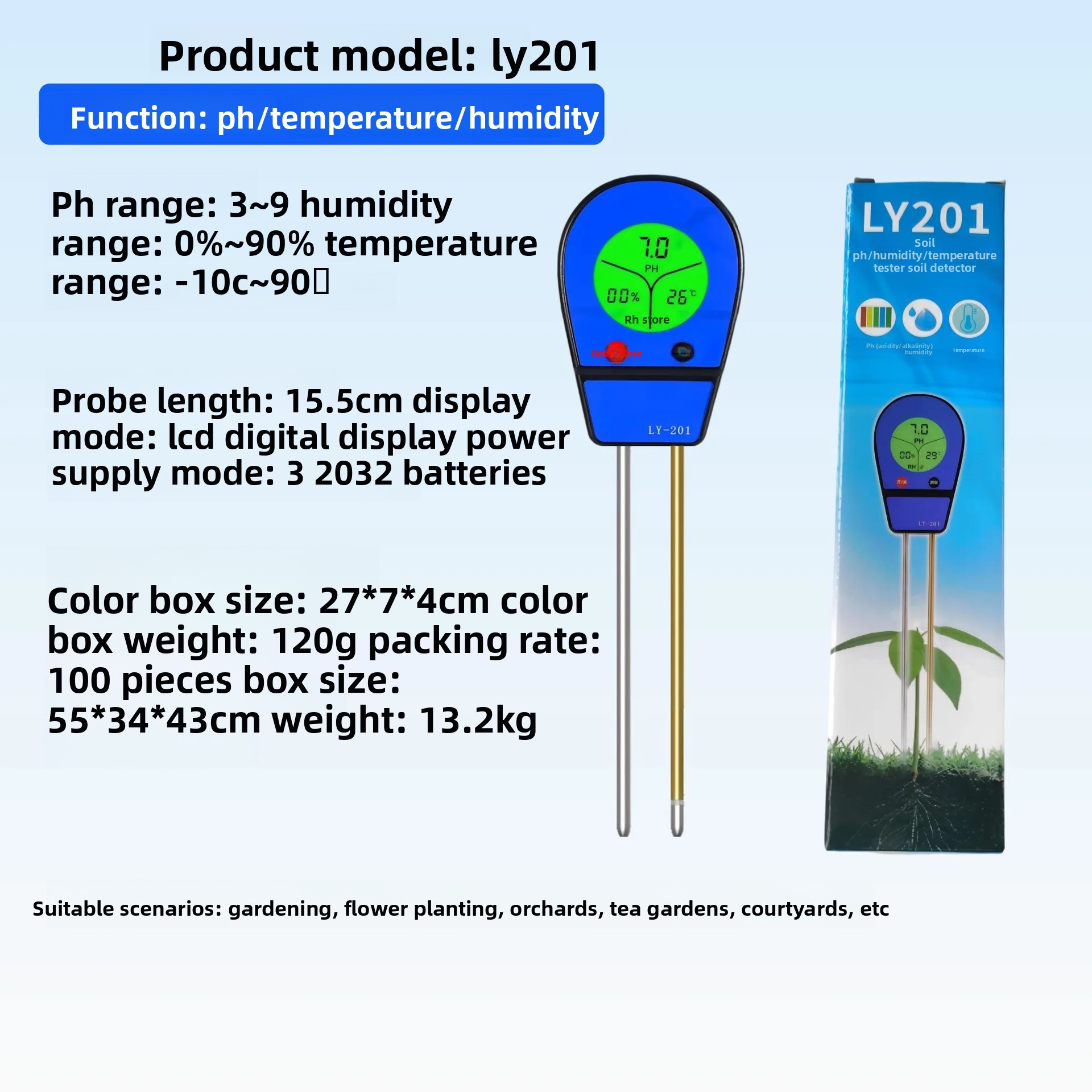4 in 1 Soil Moisture pH Meter  - Moisture Meter Plant recension och pris
