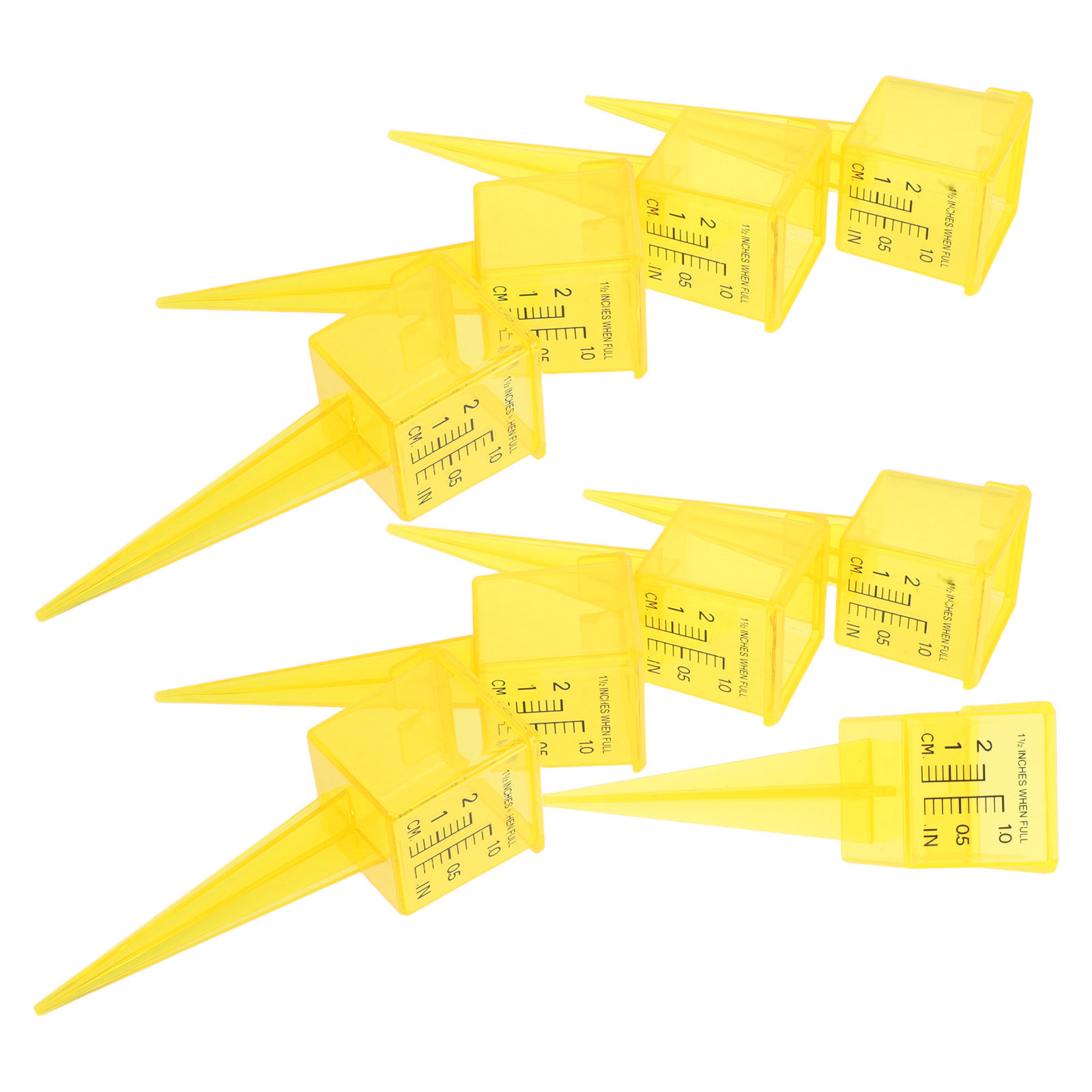 9pcs Outdoor Rain Gauges 1.5-I - Gardening Tools Water recension och pris