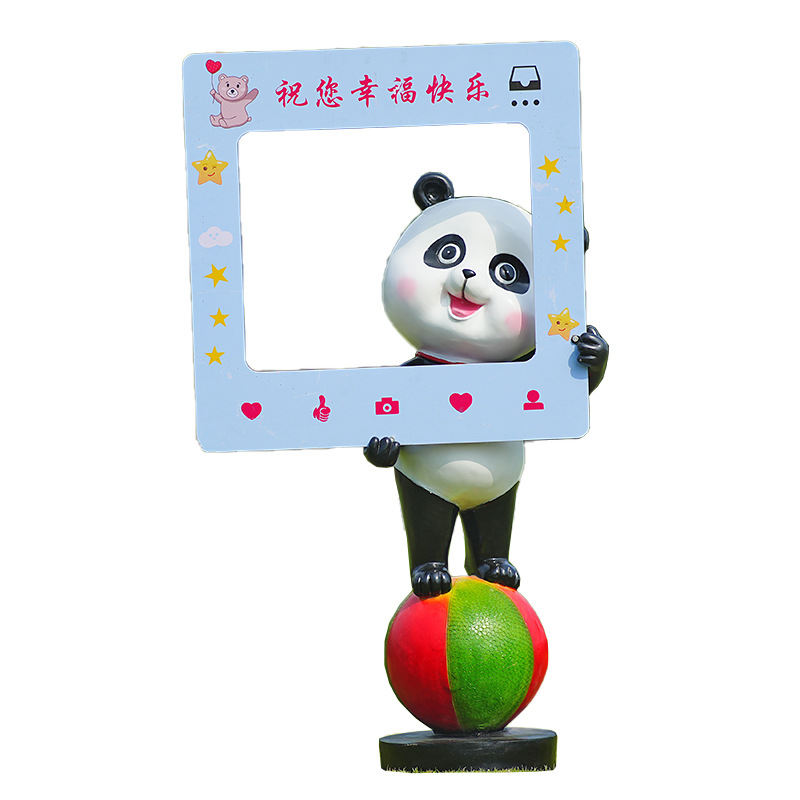 Cartoon panda ornament fibergl - Gardening Tools Cartoon recension och pris