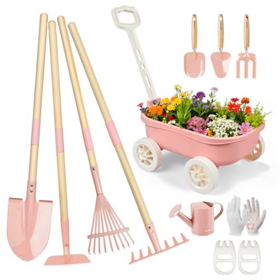 Gardening Set with Wheelbarrow - Gardening Tools Japan recension och pris