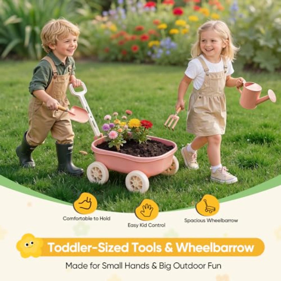 Gardening Set with Wheelbarrow - Gardening Tools Japan recension och pris