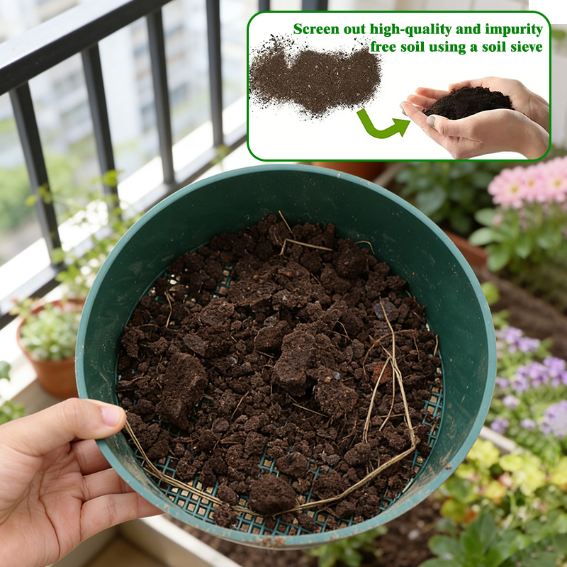 【Gardening Must-Have】21cm Heav - Garden Sieve Soil recension och pris