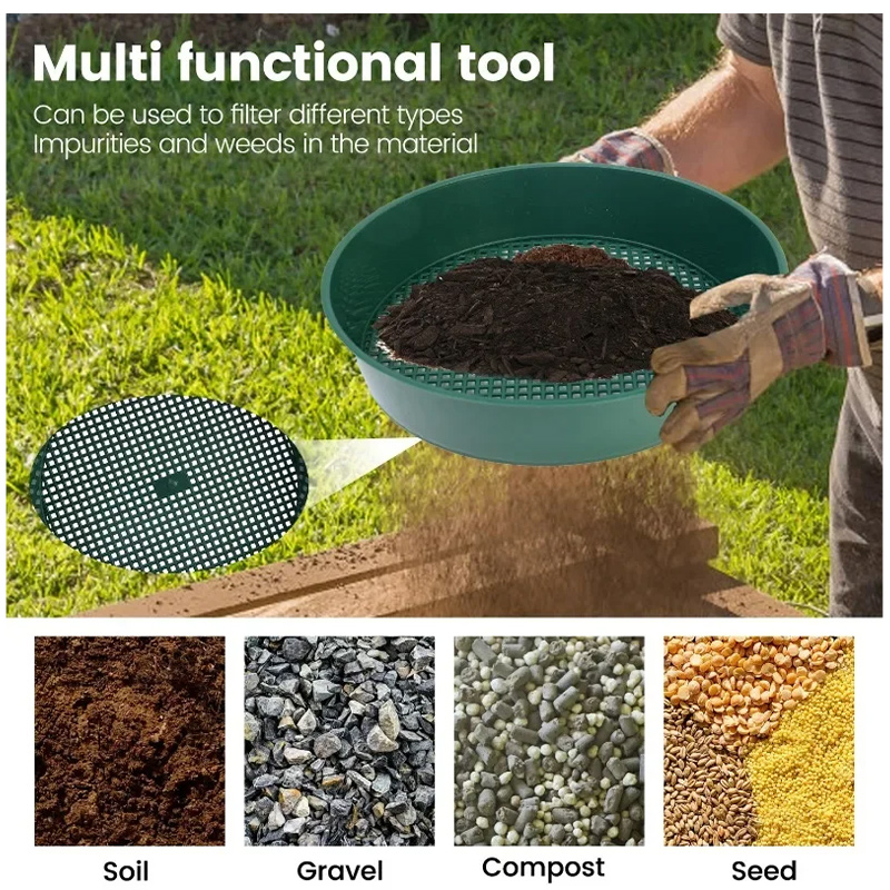 【Gardening Must-Have】21cm Heav - Garden Sieve Soil recension och pris