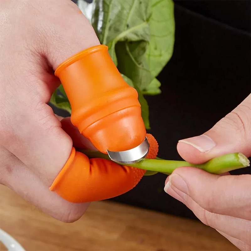 6pcs Finger Protector Silicone - Harvest Knife Garden recension och pris