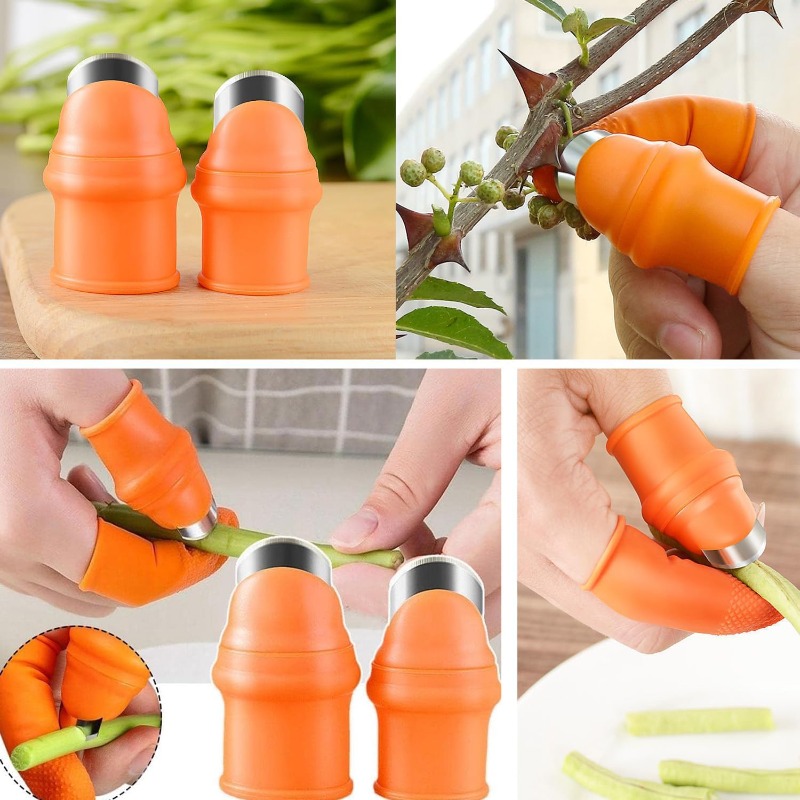 6pcs Finger Protector Silicone - Harvest Knife Garden recension och pris