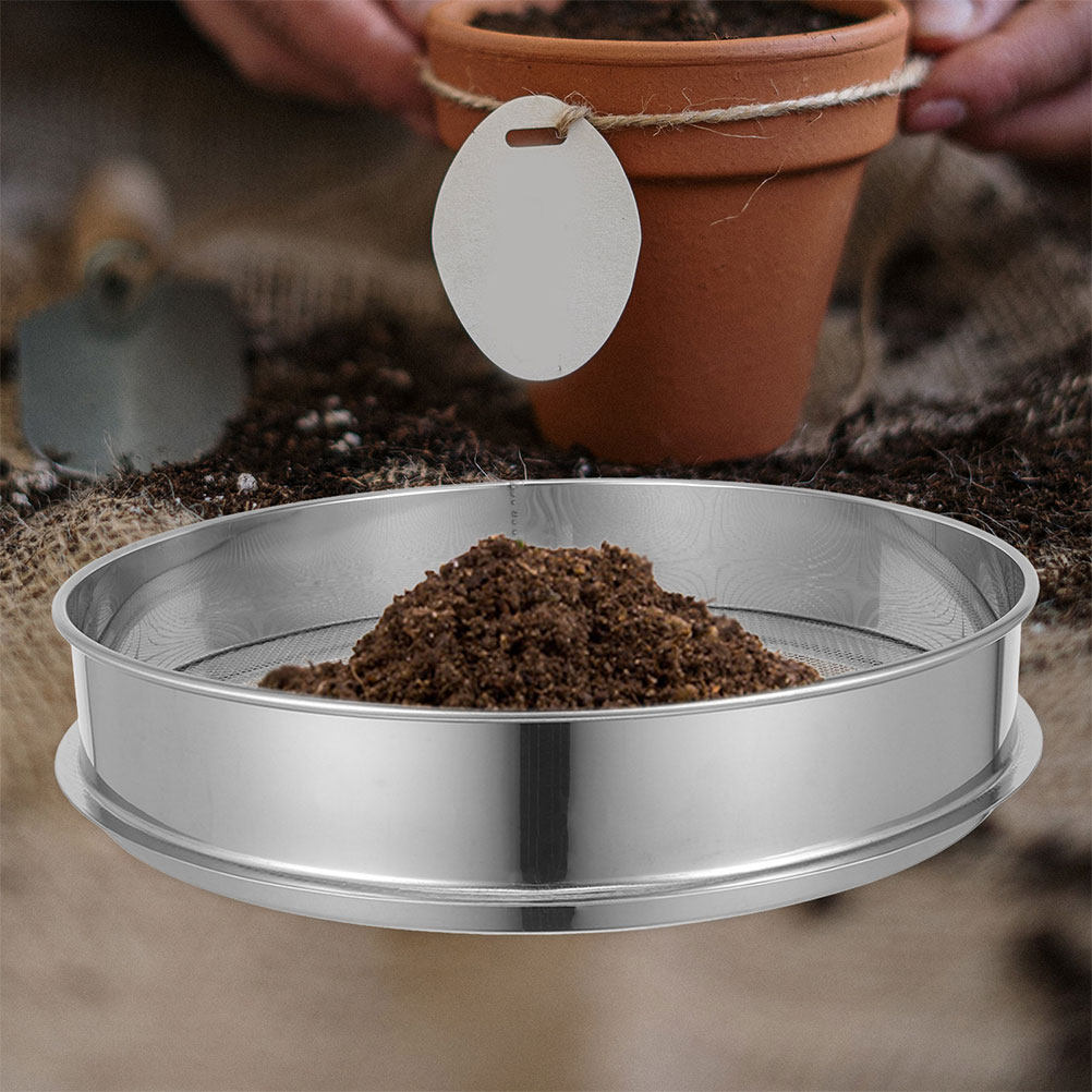 Stainless Steel Mesh Sieve Rou - Garden Sieve Soil recension och pris