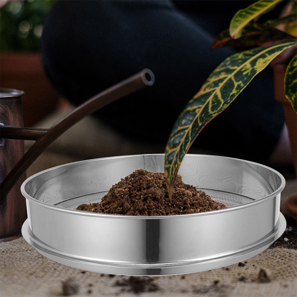 Stainless Steel Mesh Sieve Rou - Garden Sieve Soil recension och pris