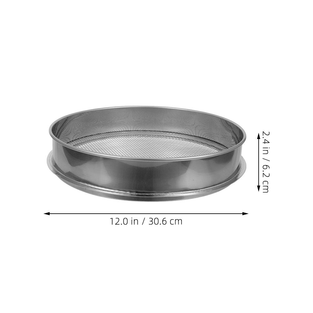 Stainless Steel Mesh Sieve Rou - Garden Sieve Soil recension och pris