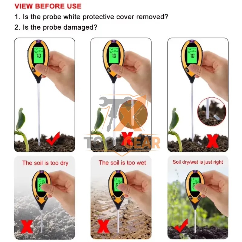 2026hotsale* 4 in 1 Soil PH Me - Moisture Meter Plant recension och pris
