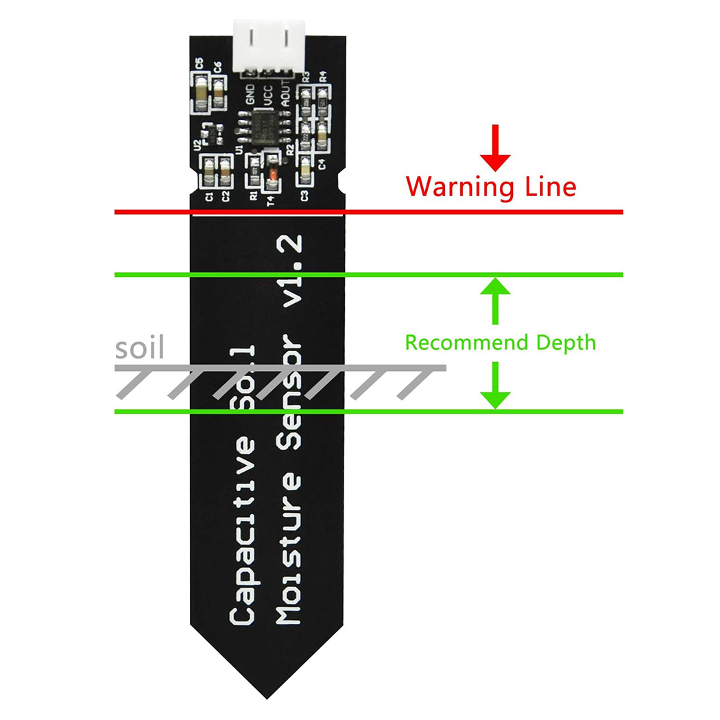 Capacitive Soil Moisture Senso - Moisture Meter Plant recension och pris