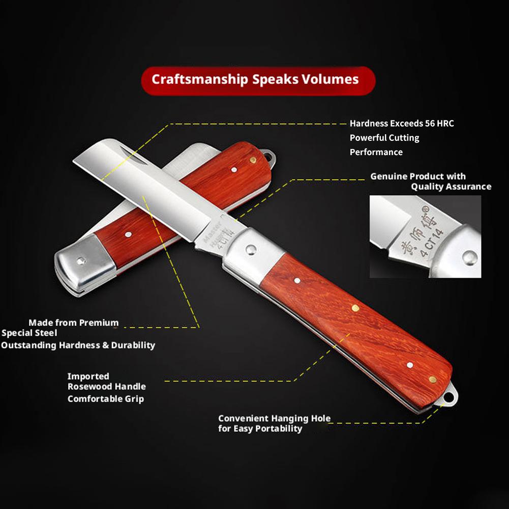 Folding Grafting Knife With Wo - Harvest Knife Garden recension och pris