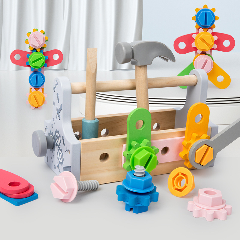 Children Toolbox Wooden Toys P - Gardening Tools 5 Year Old recension och pris