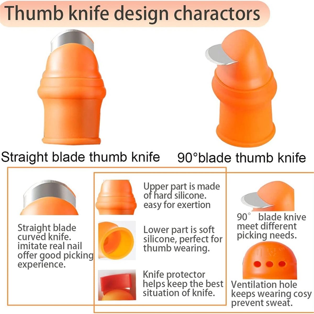 [HLES]Garden Silicone Thumb Kn - Harvest Knife Garden recension och pris