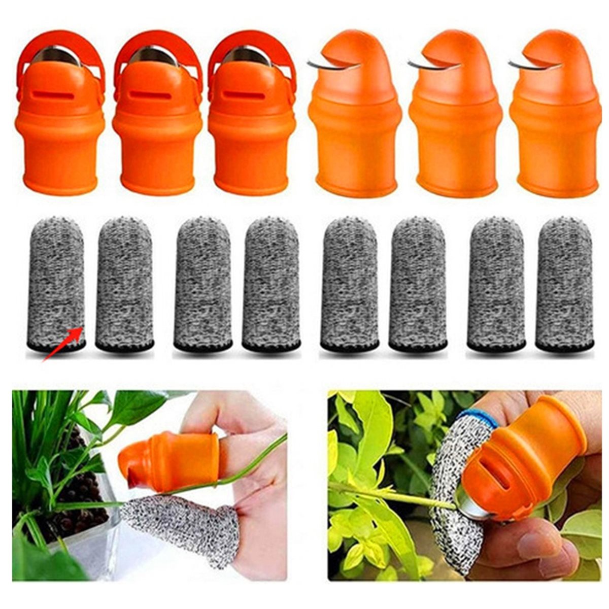 [HLES]Garden Silicone Thumb Kn - Harvest Knife Garden recension och pris