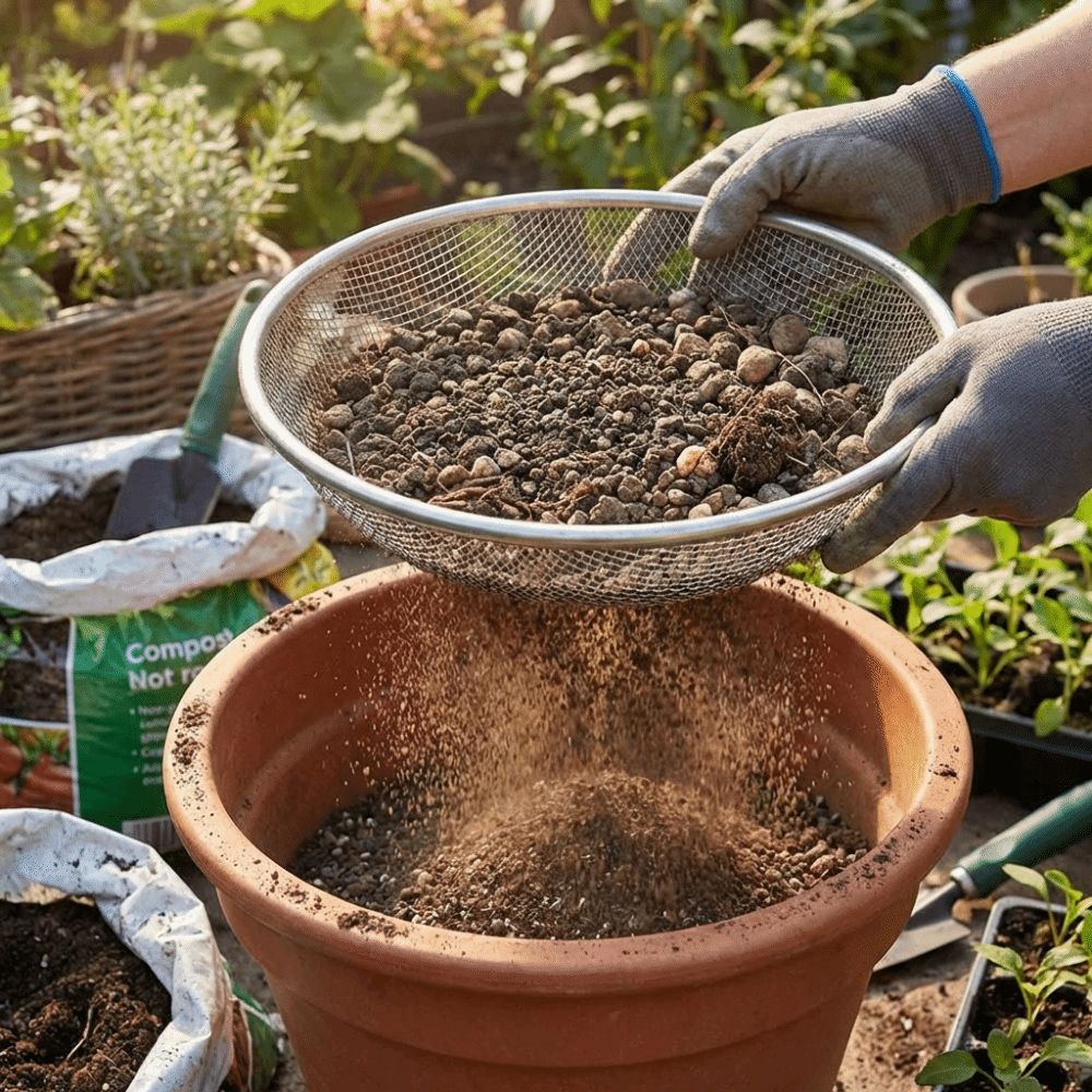 4/6/8 MM Garden Soil Sifter Ro - Garden Sieve Soil recension och pris