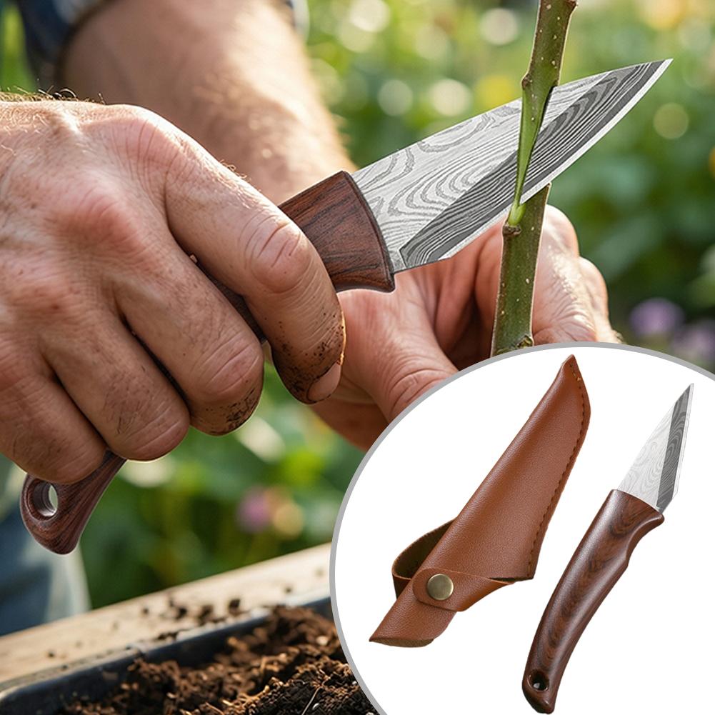 Wooden Handle Grafting Knife w - Harvest Knife Garden recension och pris