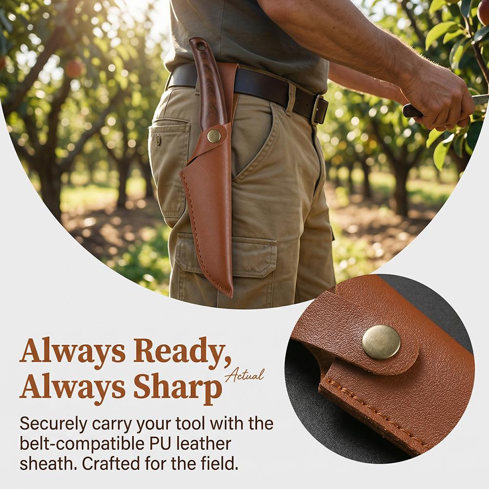 Wooden Handle Grafting Knife w - Harvest Knife Garden recension och pris