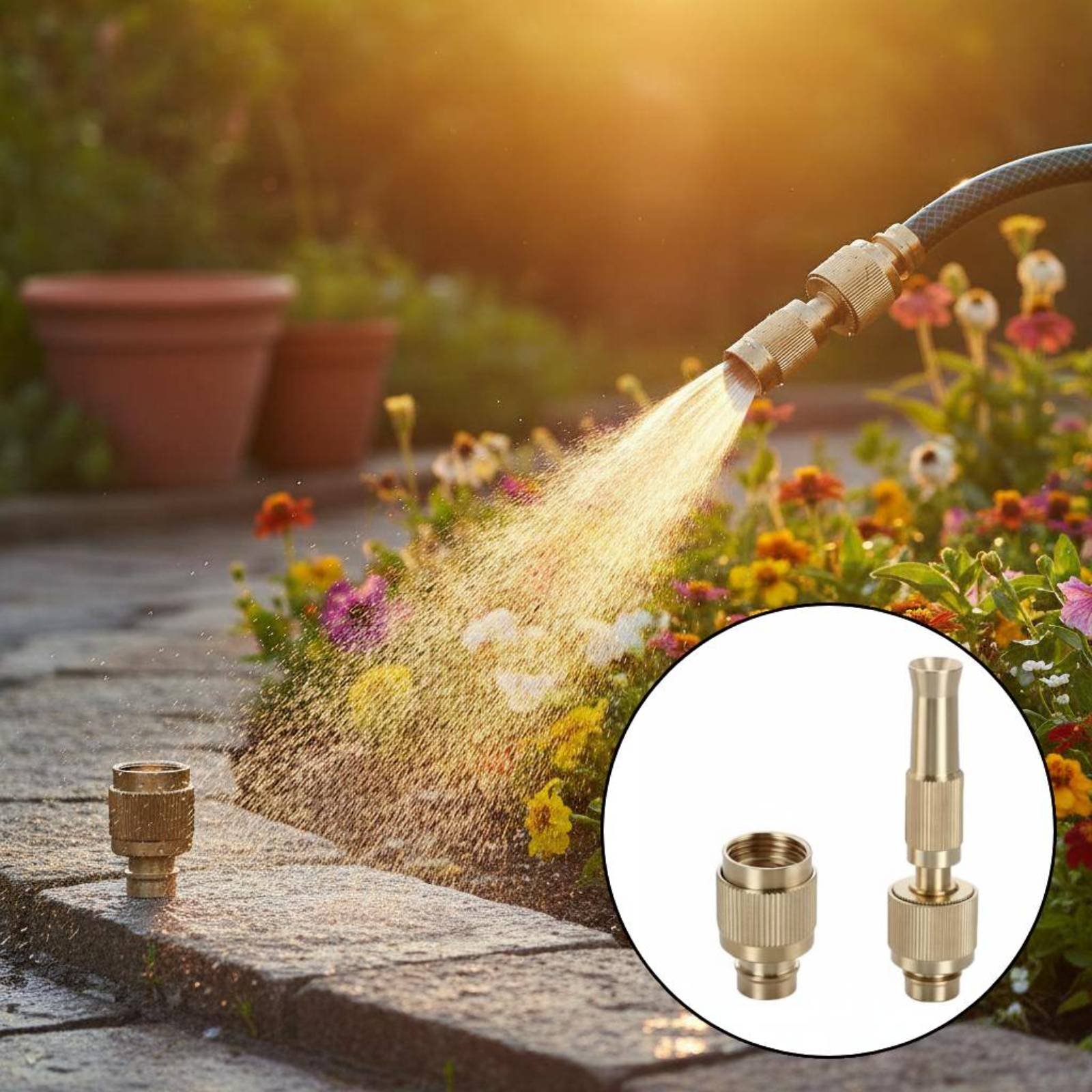 Brass Water Universal Connecto - Gardening Tools Water recension och pris