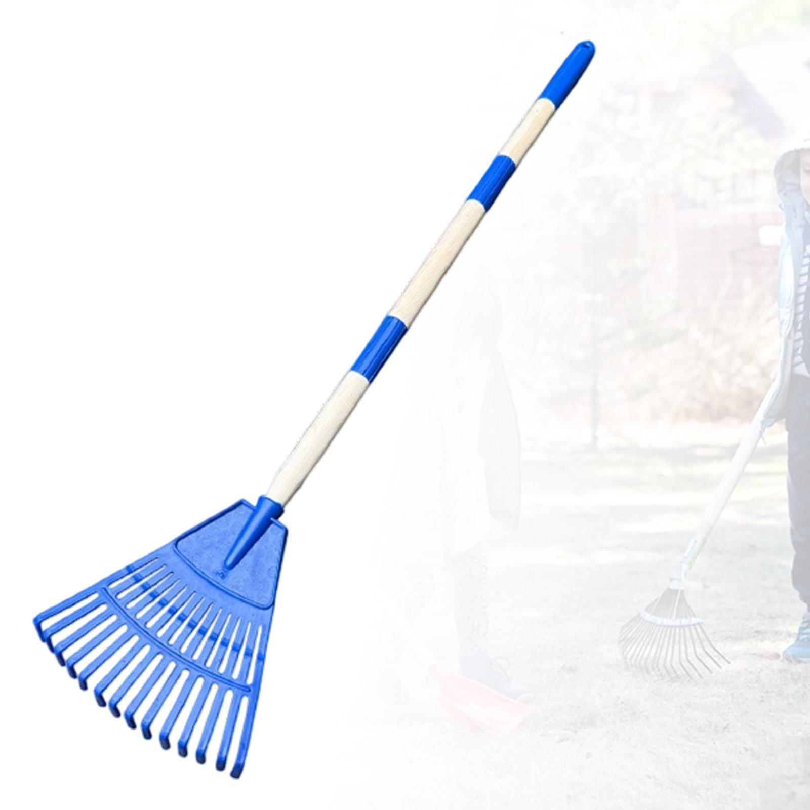 Small Leaf Rake 3 Sections Ste - Gardening Tools 5 Year Old recension och pris