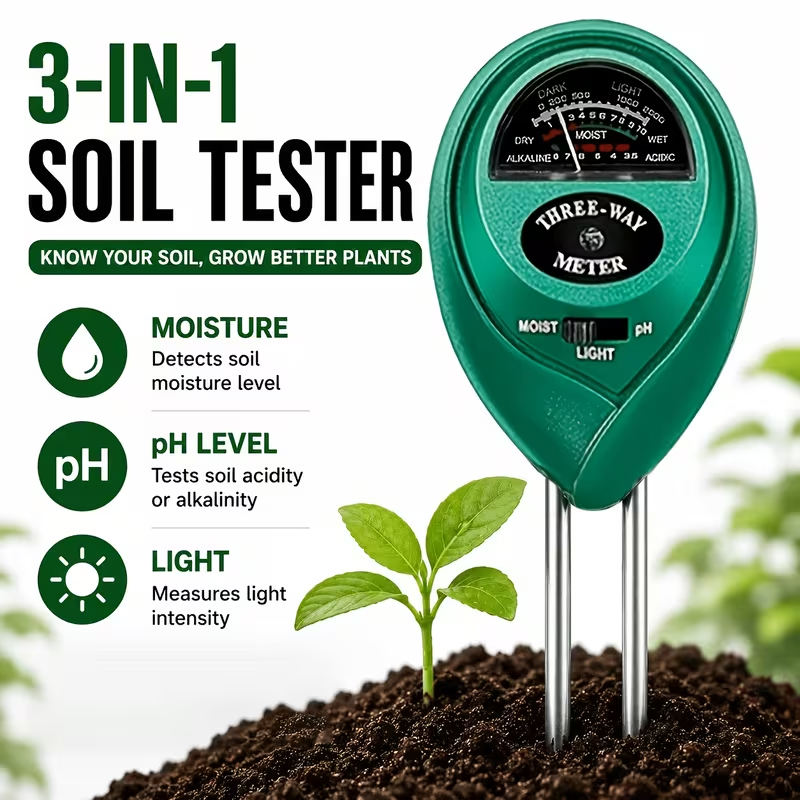 3-in-1 Soil Tester (Moisture,  - Moisture Meter Plant recension och pris