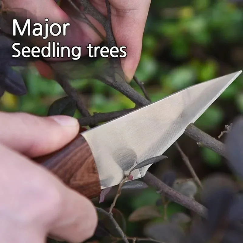 Wooden Handle Grafting Knife w - Harvest Knife Garden recension och pris