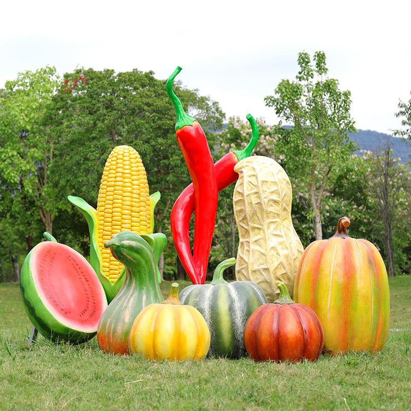 Outdoor simulation fruit sculp - Gardening Tools Cartoon recension och pris