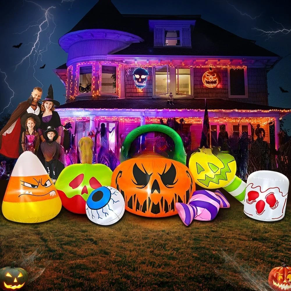 Halloween inflatable pumpkin c - Gardening Tools Cartoon recension och pris