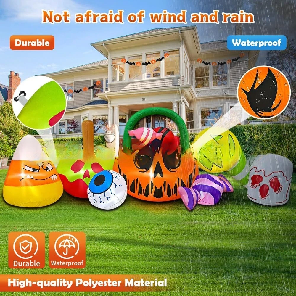 Halloween inflatable pumpkin c - Gardening Tools Cartoon recension och pris