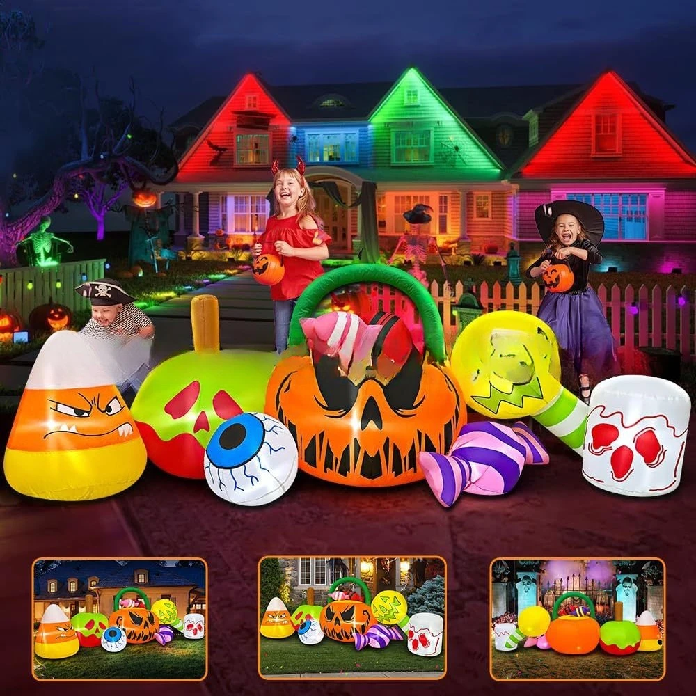 Halloween inflatable pumpkin c - Gardening Tools Cartoon recension och pris