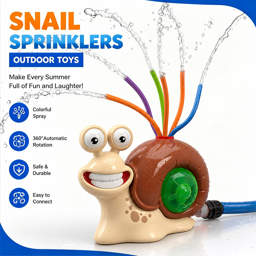 Water Spray Outdoor Toy Snail  - Gardening Tools Cartoon recension och pris