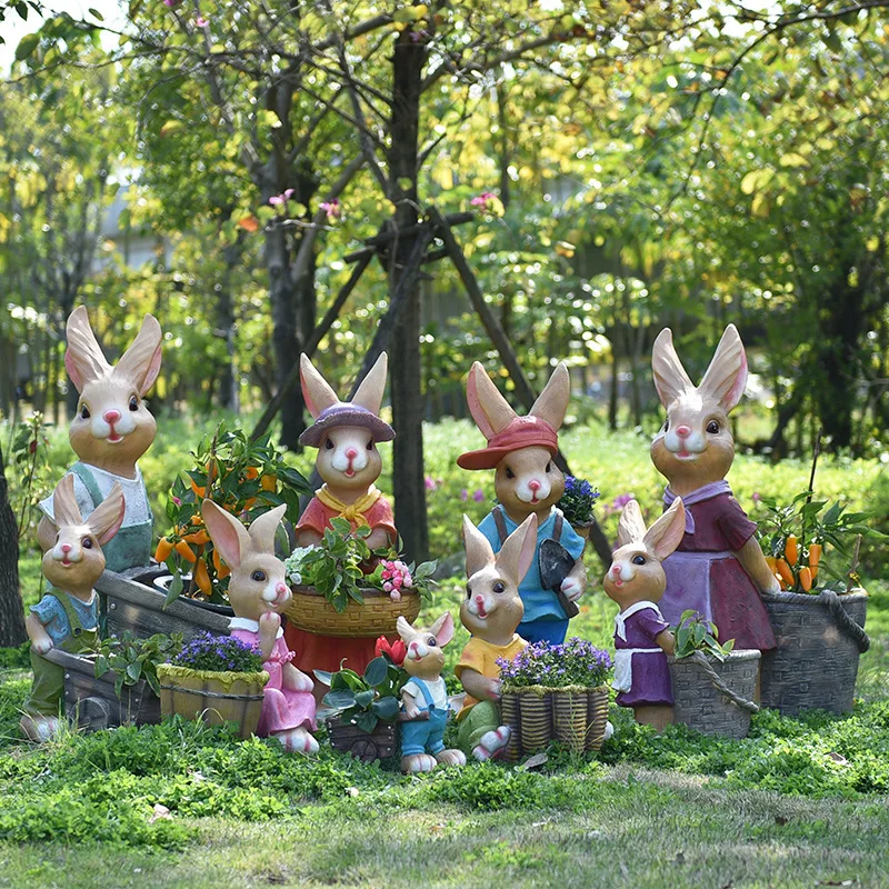 Cartoon rabbit flower pot tank - Gardening Tools Cartoon recension och pris